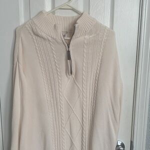 Cream Cable Knit Sweater